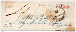 1847  LETTERA CON ANNULLO  S. MARTINO SECCHIA MODENA - 1. ...-1850 Prephilately