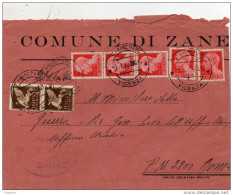 1946  - LETTERA CON ANNULLO THIENE VICENZA - Poststempel