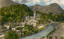 Postcard France Lourdes Basilique - Lourdes