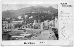 1908 CARTOLINA CASAMICCIOLA - PIAZZA MARINA - Napoli (Naples)