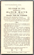 Bidprentje St-Niklaas - Buys Alois (1877-1942) - Devotion Images