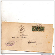 1899 LETTERA CON ANNULLO BIEDA VITERBO - Poststempel