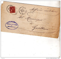 1896  LETTERA CON ANNULLO POVIGLIO REGGIO EMILIA - Marcofilie