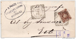 1900  LETTERA CON ANNULLO MONSELICE PADOVA - Poststempel