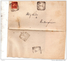 1894  LETTERA CON ANNULLO  MANCIANO GROSSETO - Poststempel