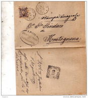1897 LETTERA CON ANNULLO CASTEL GOFFREDO MANTOVA - Poststempel