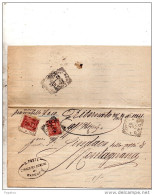 1897 LETTERA CON ANNULLO MOMO NOVARA - Poststempel