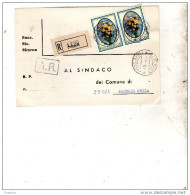 1961 RICEVUTA DI RITORNO CON ANNULLO LENO BRESCIA - 1961-70: Poststempel