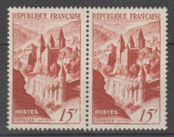 LUXE SUPERBE VARIETE "METEORITES Sur CONQUES" N°792 Neuf** - Unused Stamps