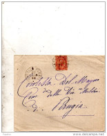 1894   LETTERA CON ANNULLO VARALLO POMBIA NOVARA - Marcophilie