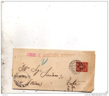 1897   LETTERA CON ANNULLO CASTELNUOVO BERARDENGA   SIENA - Poststempel