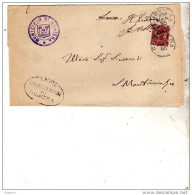1885  LETTERA CON ANNULLO RUBBIERA REGGIO EMILIA - Marcophilie