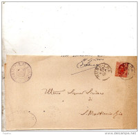 1897   LETTERA CON ANNULLO RUBBIERA REGGIO EMILIA - Poststempel