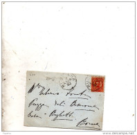 1892  CARTOLINA CON ANNULLO RUBBIERA REGGIO EMILIA - Poststempel