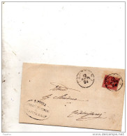 1894   LETTERA CON ANNULLO SARTEANO SIENA - Poststempel