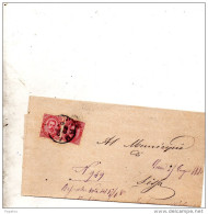 1880  LETTERA CON ANNULLO PARMA - Marcophilie