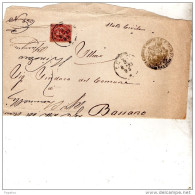 1893  LETTERA CON ANNULLO LECCE - Poststempel