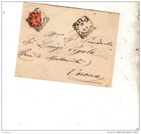 1885   LETTERA CON ANNULLO FIRENZE - Poststempel