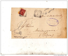 1897   LETTERA CON ANNULLO COPPARO FERRARA - Poststempel