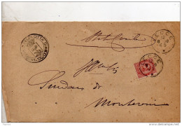 1890  LETTERA CON ANNULLO LECCE - Poststempel