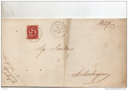 1890   LETTERA CON ANNULLO SQUINZANO LECCE - Poststempel