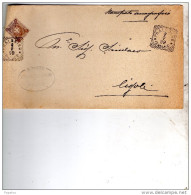 1899  LETTERA CON ANNULLO PRALBOINO BRESCIA - Poststempel