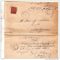 1892  LETTERA CON ANNULLO MASI  PADOVA - Marcophilia