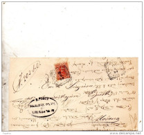 1898   LETTERA CON ANNULLO S. FELICE SUL PANARO MODENA - Poststempel