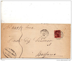 1899   LETTERA CON ANNULLO CITTADELLA PADOVA - Poststempel