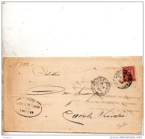 1898   LETTERA CON ANNULLO CODEVIGO    PADOVA - Poststempel