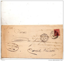 1898   LETTERA CON ANNULLO CODEVIGO    PADOVA - Marcophilie