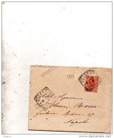 1899   LETTERA CON ANNULLO PALERMO - CON TESTO - Storia Postale