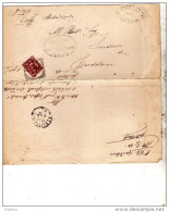 1894  LETTERA CON ANNULLO CREMONA - Storia Postale