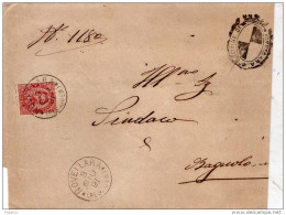 1891   LETTERA CON ANNULLO NOVELLARA REGGIO EMILIA - Storia Postale