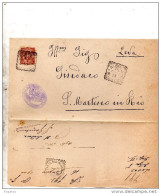 1900   LETTERA CON ANNULLO ALBINEA  REGGIO EMILIA - Marcofilie