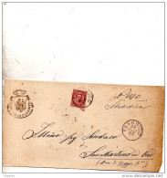 1900   LETTERA CON ANNULLO FABBRICO REGGIO EMILIA - Marcophilia