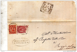 1895  LETTERA CON ANNULLO MELITO DI PORTOSALVO REGGIO CALABRIA - Poststempel