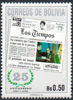 Bolivia 1992 CEFIBOL 1435. Bodas De Plata Del Matutino Los Tiempos. - Bolivia