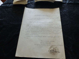 VP-246,  Document, 105e Régiment D'infanterie, Cite Acher René, Lieutenant 7cie, 27 Juin 1918 - Documents