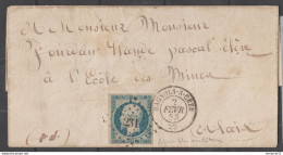 LETTRE HORS COTE LUXE RRR N°10 BLEU VERDATRE + RRRR PD Manuscrit - 1852 Louis-Napoleon