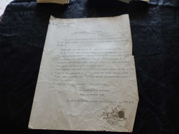 VP-247,  Document, 105e Régiment D'infanterie, Cite Acher René,  Capitaine 7cie, 27 Septembre 1918 - Documenten