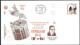US Space Cover 1978. Satellite "Intelsat 4A F-6" Launch - United States