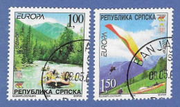 Bosnien Herzegowina (Serbische Republik) 2004  Mi.Nr. 300 / 301 A , EUROPA CEPT / Holiday - Gestempelt / Fine Used / (o) - 2004