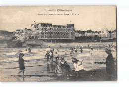 BIARRITZ Pittoresque - Hotel Du Palais Vu De La Plage - Très Bon état - Biarritz