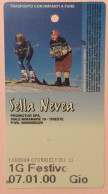 2000 SELLA NEVEA SKI PASS PROMOTOUR LATTERIE FRIULANE / Alpi Giulie / Udine / Chiusaforte - Wintersport