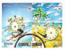 Bosnien Und Herzegowina   2004 Mi.Nr. 359 / 360 DI+DR , EUROPA CEPT / Holiday / Ferien - Gestempelt / Fine Used / (o) - 2004