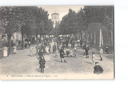 HENDAYE - Place Du Marché Et L'Eglise - Très Bon état - Hendaye