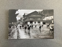 Promenade Matinale A Zermatt Carte Postale Postcard - Zermatt