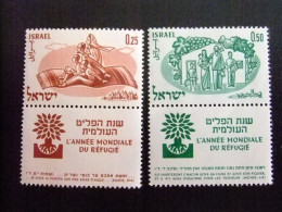 L 59 ISRAEL 1960 / AÑO DEL REFUGIADO - WORLD REFUGEE YEAR / YVERT 174 - 175 MNH - Vluchtelingen
