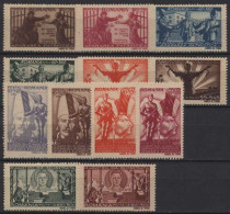 Rumänien 1945 Gründung Der Kommunistischen Miliz 885/96 Ungebraucht Ohne Gummi - Unused Stamps